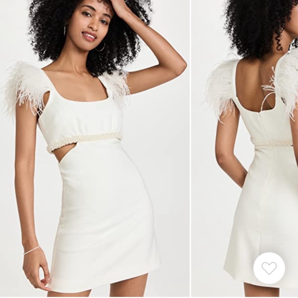 White mini dress from Likely size 6